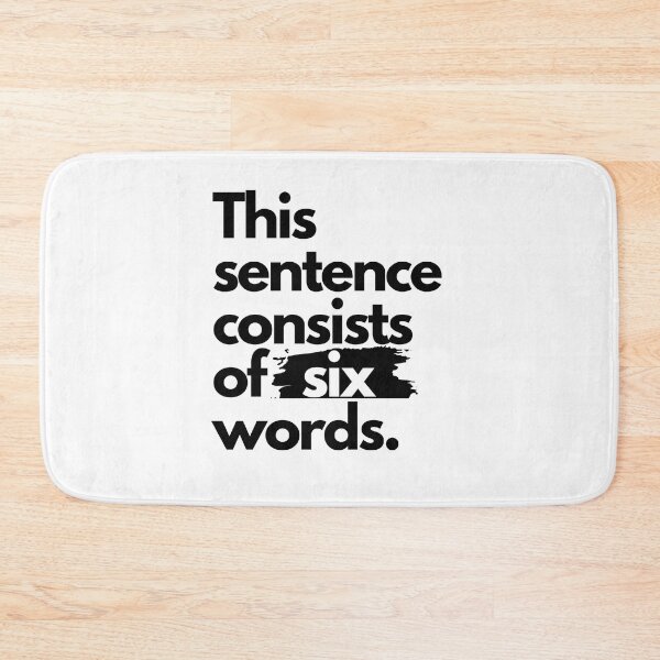 Item preview, This sentence consists of Six words Design designed and sold by derendesign.
