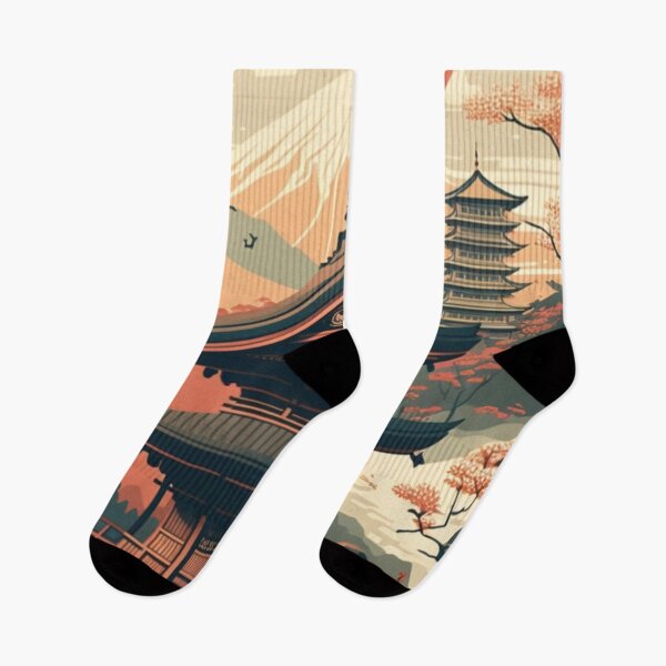 Artikelvorschau, Temple Japanese Ukiyoe Design | Asiatischer Stil entworfen und verkauft von iMasterHox.