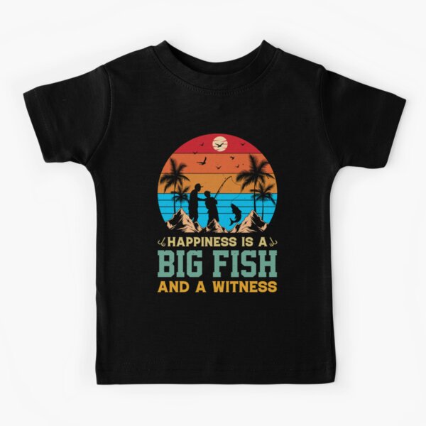 sorry can't talk i'm on my other line - Funny Fishing - Kids T-Shirt