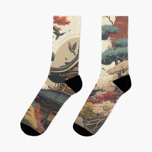 Item preview, Temple Japanese Ukiyoe Design | Asian style designed and sold by iMasterHox.