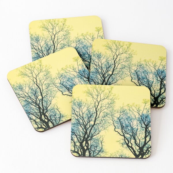 Item preview, Trees on a yellow background designed and sold by TheTwoWorlds.