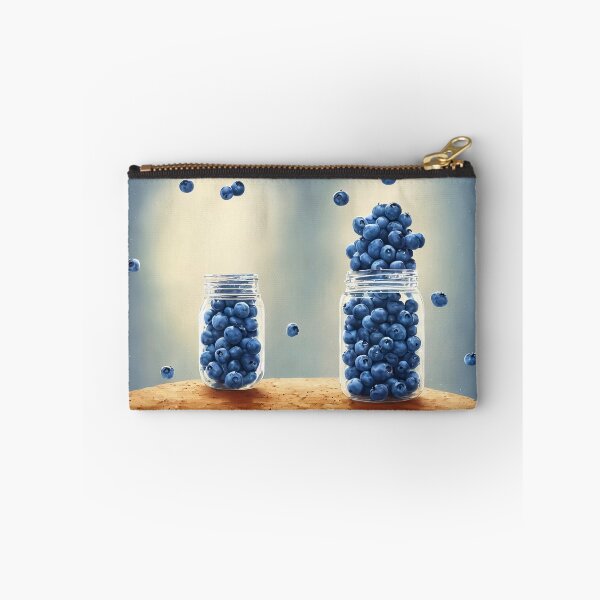 Item preview, Blueberries. Two Jars. designed and sold by FewBits.