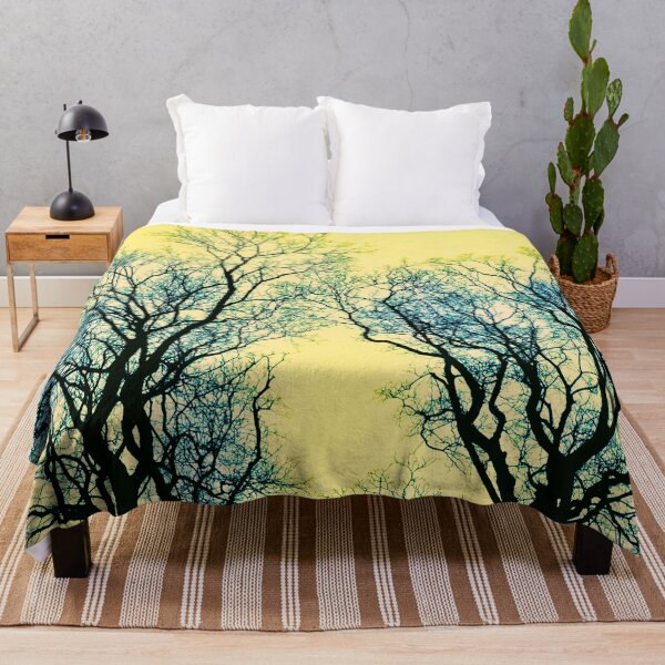Item preview, Trees on a yellow background designed and sold by TheTwoWorlds.
