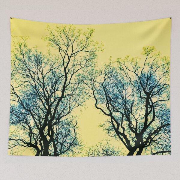 Item preview, Trees on a yellow background designed and sold by TheTwoWorlds.