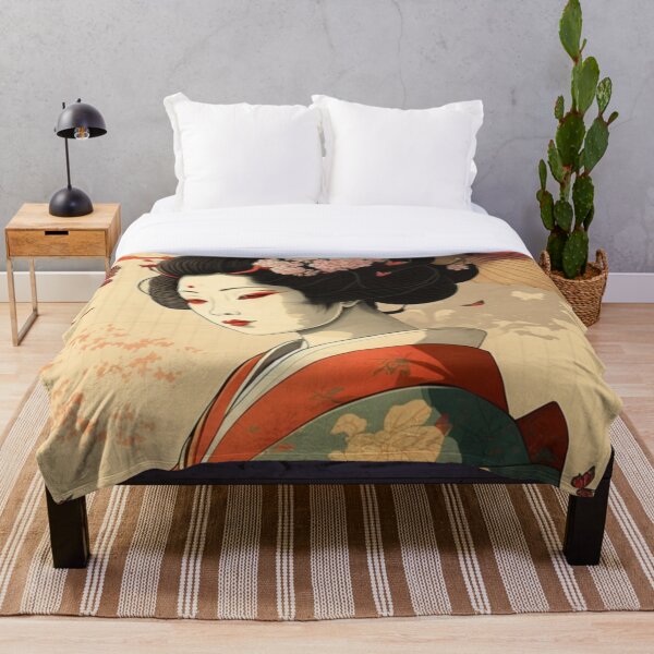 Item preview, Geisha japonesa Ukiyoe Diseño | estilo asiático designed and sold by iMasterHox.