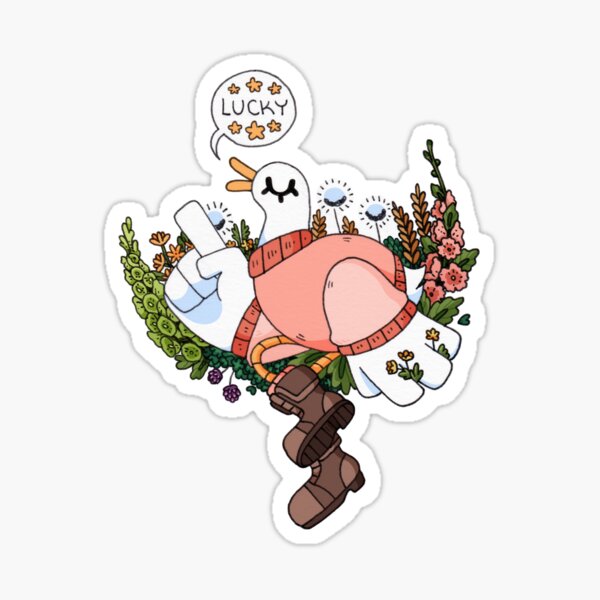 Lucky Duck Sticker