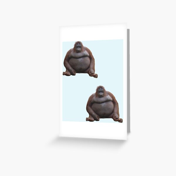 uh oh stinky poopy monkey face Greeting Card for Sale by LAST WEEK'S  STOLEN AESTHETICS