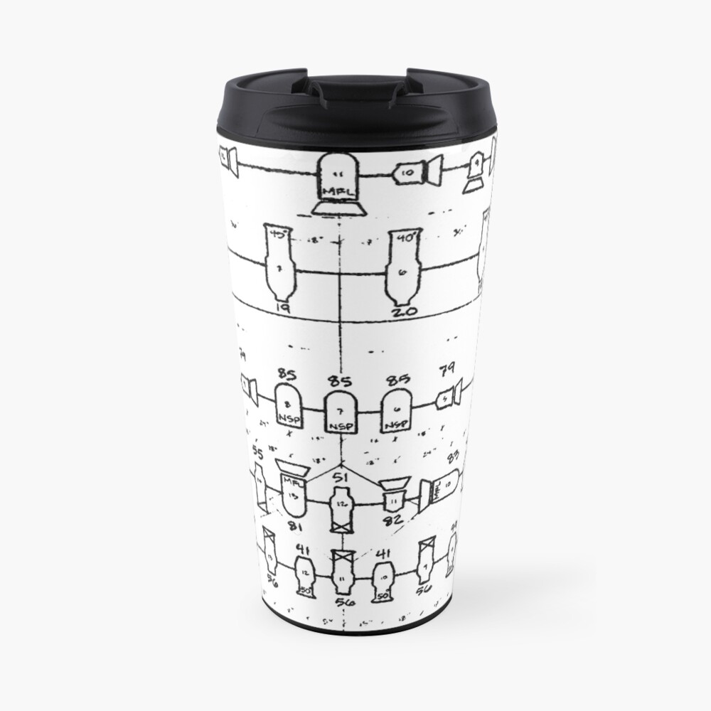Light Plot 2 Travel Coffee Mug