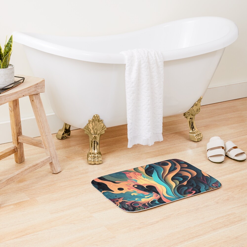 Item preview, Bath Mat designed and sold by LiquidVision.