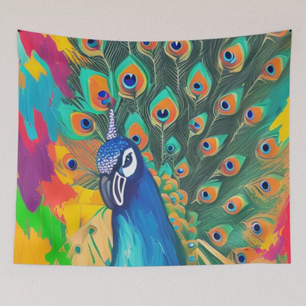 Item preview, A Photorealistic Peacock Fantasy - Bright and Beautiful Peacock designed and sold by WBP Mart.