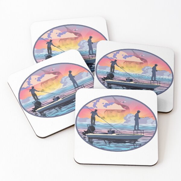 Item preview, Tarpon fishing at sunrise designed and sold by Color4Nature.