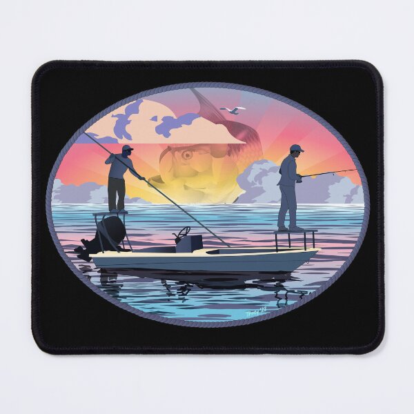 Item preview, Tarpon fishing at sunrise designed and sold by Color4Nature.