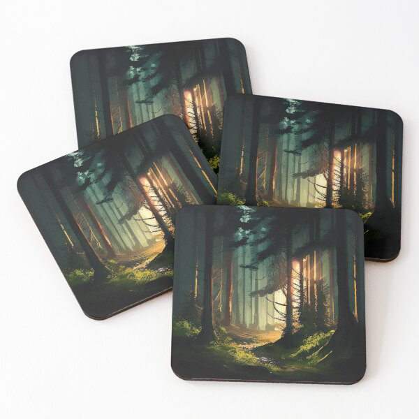 Item preview, Green Fairy Tale Forest, Mystical designed and sold by CMArtVision.