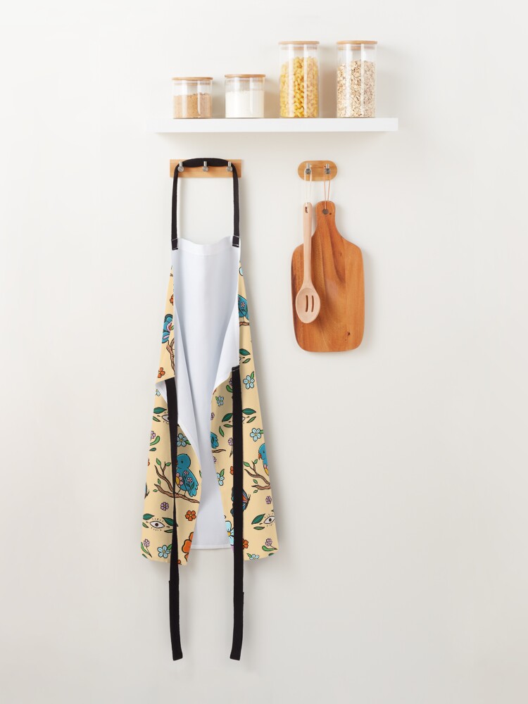 Alternate view of Tropical Bird Pattern Apron