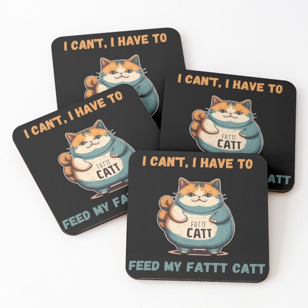 Item preview, I can't, I have to feed my cat | cats designed and sold by BinouDesign.