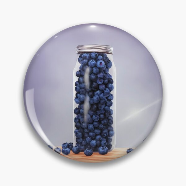 Item preview, Jar of Blueberries. designed and sold by FewBits.