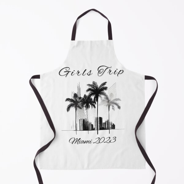 Item preview, Girls Trip to Miami 2023: Glamorous Miami, Palm Trees, simple design, minimalist shapes with clean lines, modern and elegant look, stylish and classic appeal (3) designed and sold by TourDePassion.