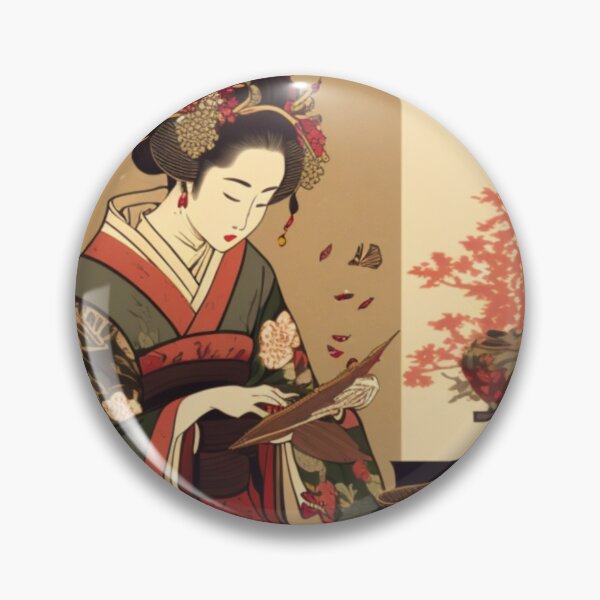 Item preview, Geisha Japanese Ukiyoe Design | Asian style designed and sold by iMasterHox.