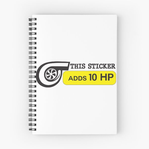 Item preview, Copy of This Sticker Adds 10 HP - Car Lover designed and sold by medchb.