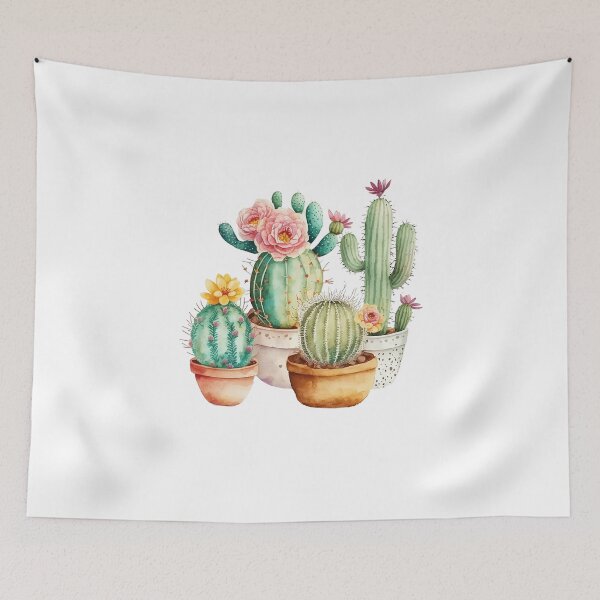 Aperçu de l'œuvre Amoureux des cactus créée et vendue par Alice Monber’s Illustration.