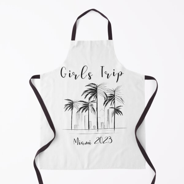 Item preview, Girls Trip to Miami 2023: Glamorous Miami, Palm Trees, simple design, minimalist shapes with clean lines, modern and elegant look, stylish and classic appeal (5) designed and sold by TourDePassion.