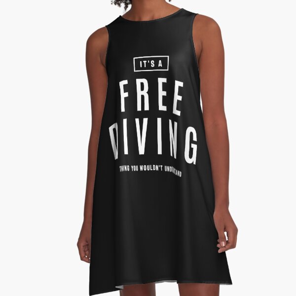 Item preview, It's a Freediving Thing Extreme Sport  designed and sold by cidolopez.