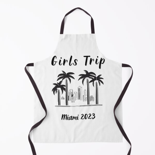 Item preview, Girls Trip to Miami 2023: Glamorous Miami, Palm Trees, simple design, minimalist shapes with clean lines, modern and elegant look, stylish and classic appeal (6) designed and sold by TourDePassion.