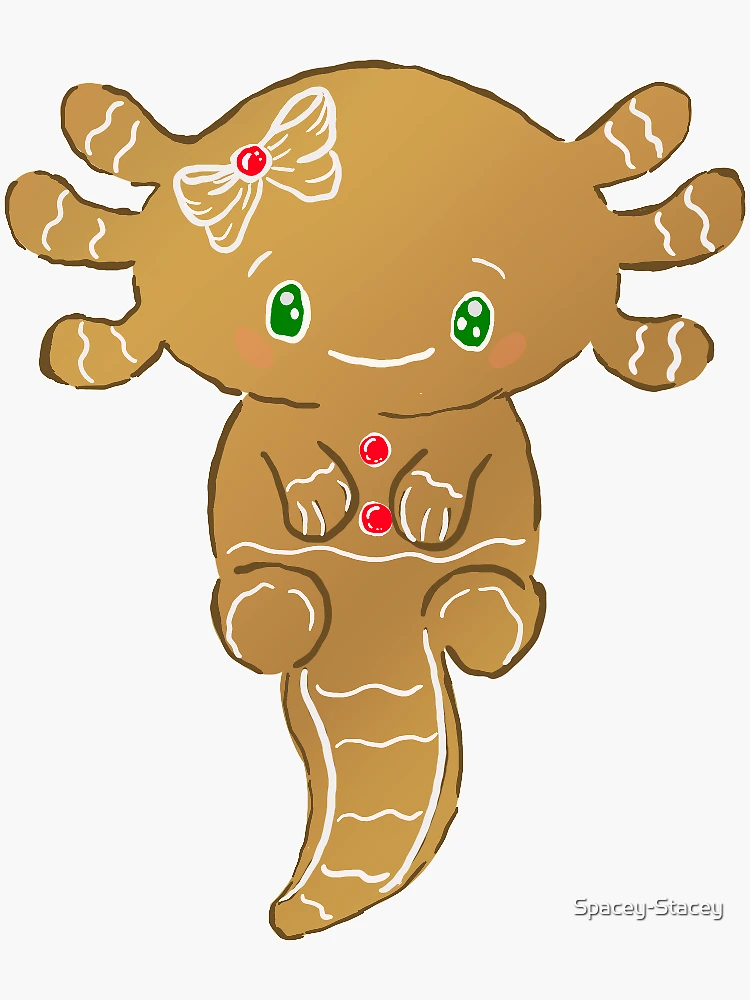 november oscar whisker on X: omg a gingerbread axolotl