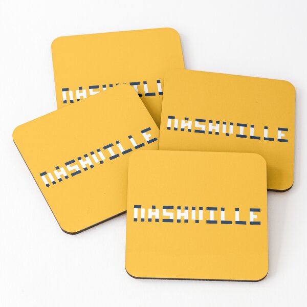 Item preview, Pixel NHL Nashville in Home Colors designed and sold by gkillerb.