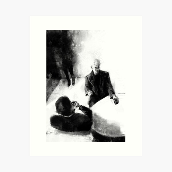 One for my Enemy - illustration 7 Art Print