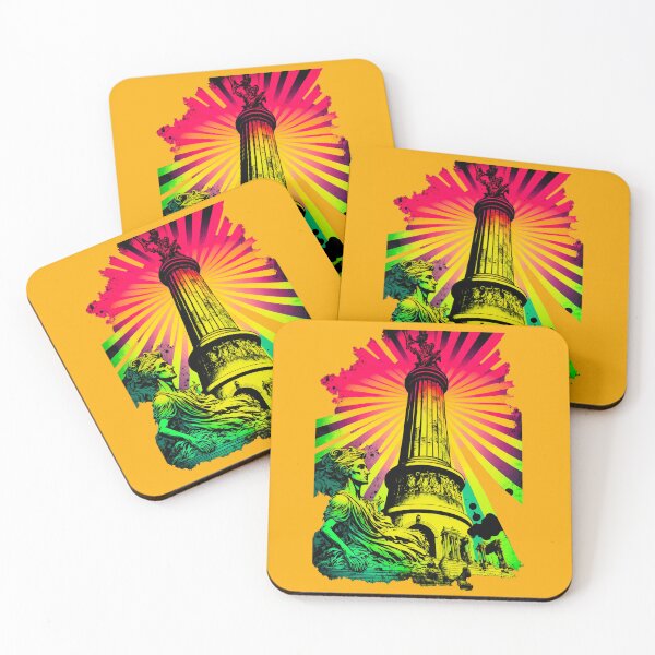 Item preview, Pop art colorful monument 4 designed and sold by popurbanart.