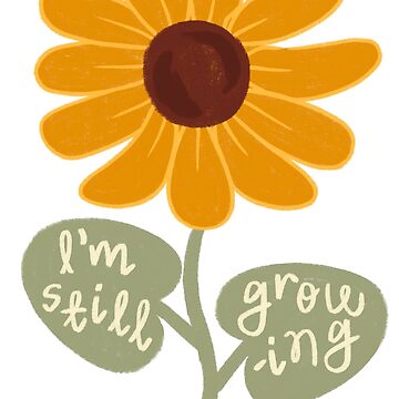 Artwork thumbnail, I'm Still Growing Sunflower by MissCassieBee