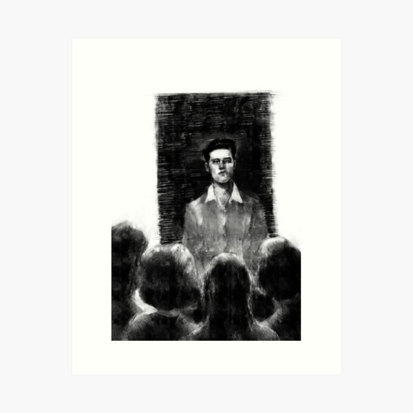 One for my Enemy - illustration 8 Art Print