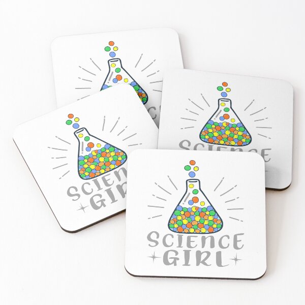 Item preview, Science Girl - T-Shirts, Mugs, Stickers, Coasters etc designed and sold by Tincanninja.
