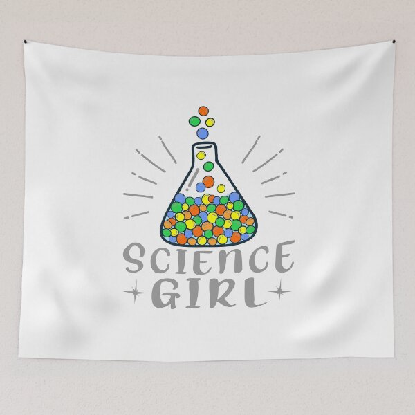 Item preview, Science Girl - T-Shirts, Mugs, Stickers, Coasters etc designed and sold by Tincanninja.