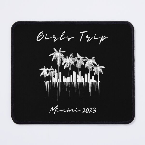 Item preview, Girls Trip to Miami 2023: Glamorous Miami, Palm Trees, simple design, minimalist shapes with clean lines, modern and elegant look, stylish and classic appeal (8) designed and sold by TourDePassion.