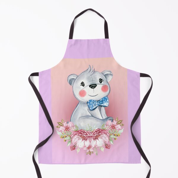 Item preview, baby bear on a pink background  designed and sold by trickydee.