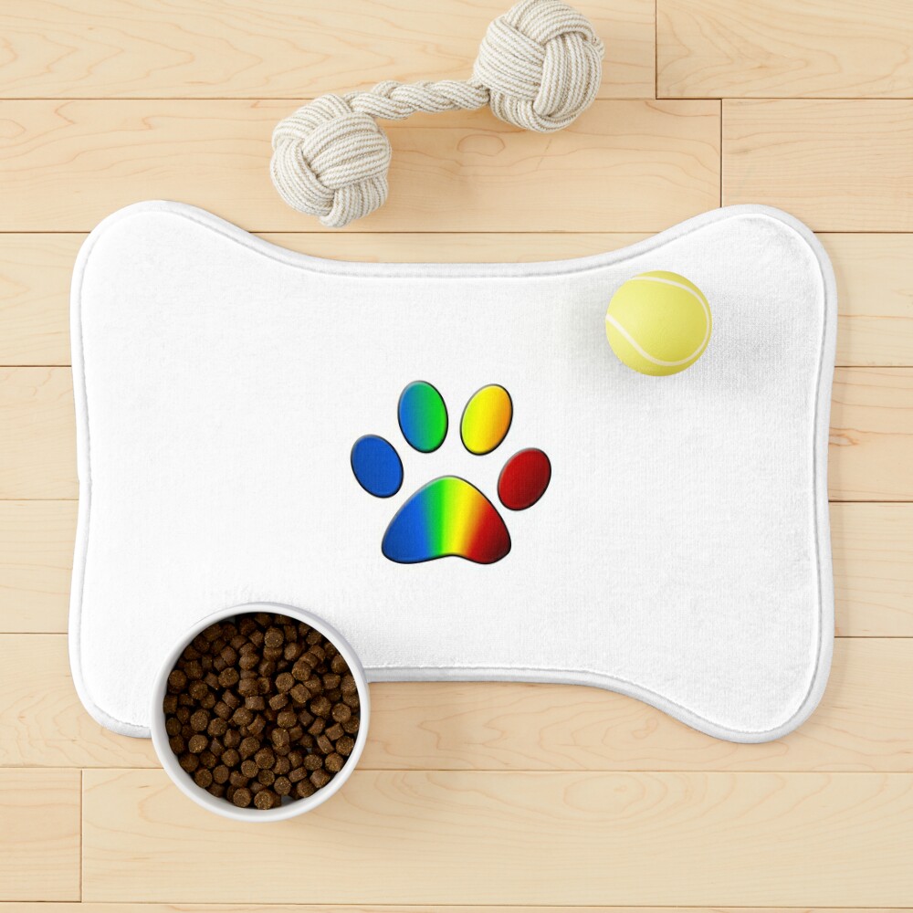 Pet Feeding Mats, Paw Print Mat, Dog Mat, Dog Food Mat, Cat Feeding Mat, Cat  Food Mat, Dog Gift, Cat Gift, Dog Paw Prints, Cat Paw Prints. 