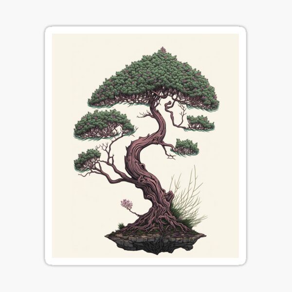 Item preview, Bonsai Tree Canvas Prints: Add a Zen Touch to Your Wall Decor MODEL 9 designed and sold by Thewallart.