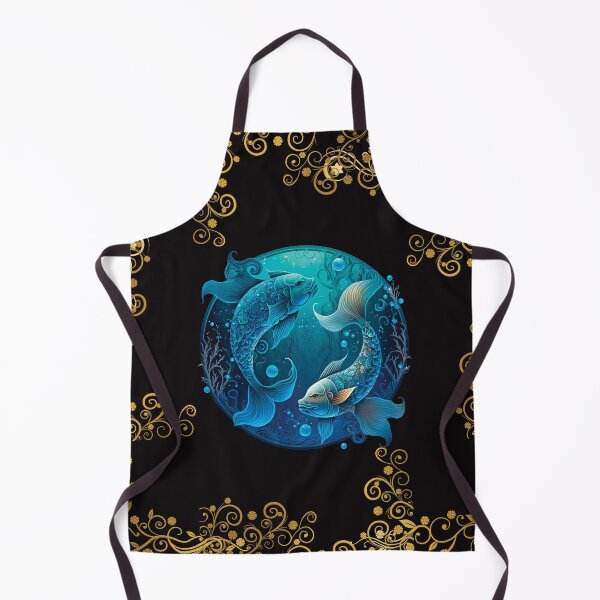 Item preview, PISCES ZODIAC SIGN ON BLACK FONT designed and sold by ORIGENcreate.