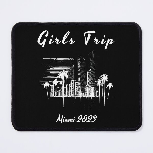 Item preview, Girls Trip to Miami 2023: Glamorous Miami, Palm Trees, simple design, minimalist shapes with clean lines, modern and elegant look, stylish and classic appeal (11) designed and sold by TourDePassion.