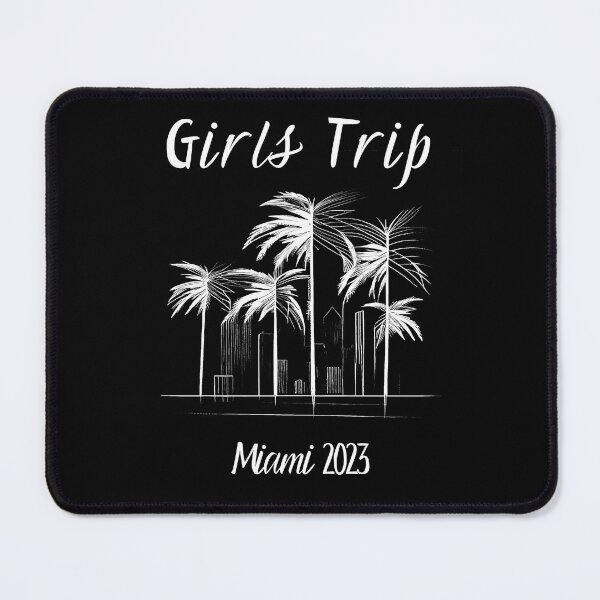 Item preview, Girls Trip to Miami 2023: Glamorous Miami, Palm Trees, simple design, minimalist shapes with clean lines, modern and elegant look, stylish and classic appeal (12) designed and sold by TourDePassion.