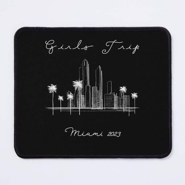 Item preview, Girls Trip to Miami 2023: Glamorous Miami, Palm Trees, simple design, minimalist shapes with clean lines, modern and elegant look, stylish and classic appeal (13) designed and sold by TourDePassion.