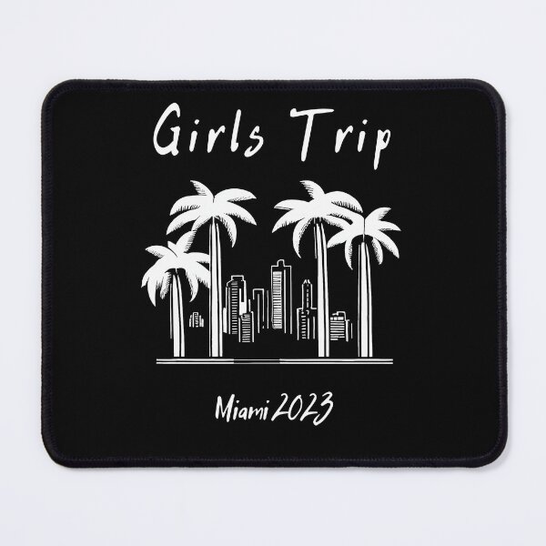 Item preview, Girls Trip to Miami 2023: Glamorous Miami, Palm Trees, simple design, minimalist shapes with clean lines, modern and elegant look, stylish and classic appeal (15) designed and sold by TourDePassion.