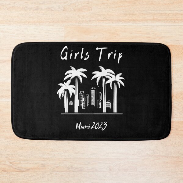 Item preview, Girls Trip to Miami 2023: Glamorous Miami, Palm Trees, simple design, minimalist shapes with clean lines, modern and elegant look, stylish and classic appeal (15) designed and sold by TourDePassion.