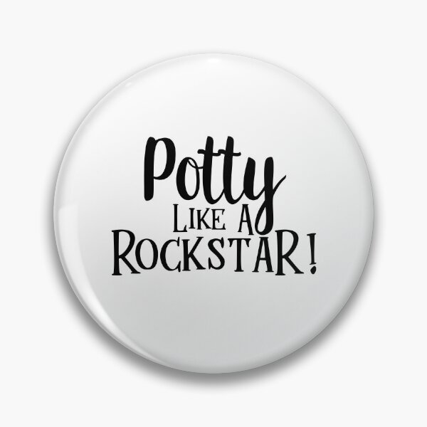 Item preview, Potty Like a Rockstar! designed and sold by TeesYouWant.