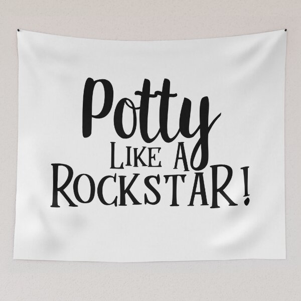 Item preview, Potty Like a Rockstar! designed and sold by TeesYouWant.