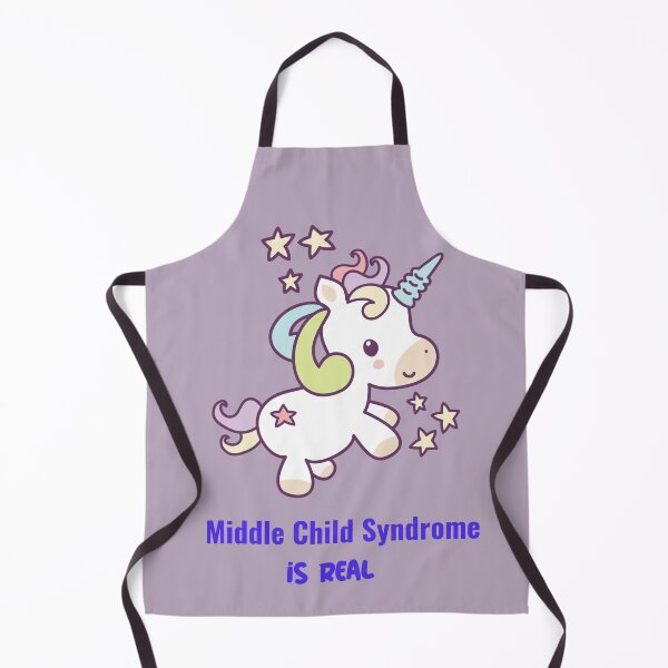 Item preview, Middle Child Syndrome Is Real- Middle Child Survivior - Kawaii Unicorn - Funny designed and sold by LMcDs.