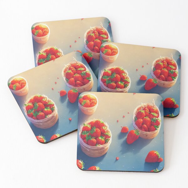 Item preview, Organic Strawberries. designed and sold by FewBits.