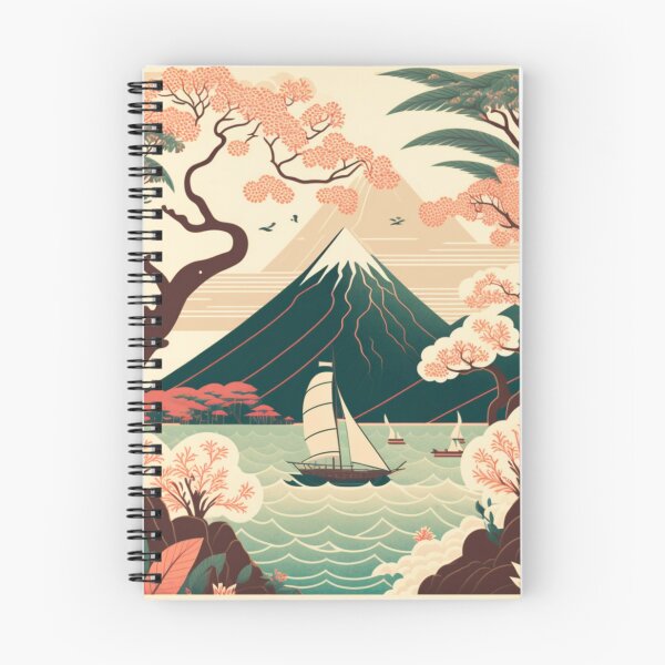 Item preview, Landscape Japanese Ukiyoe Design | Asian style designed and sold by iMasterHox.
